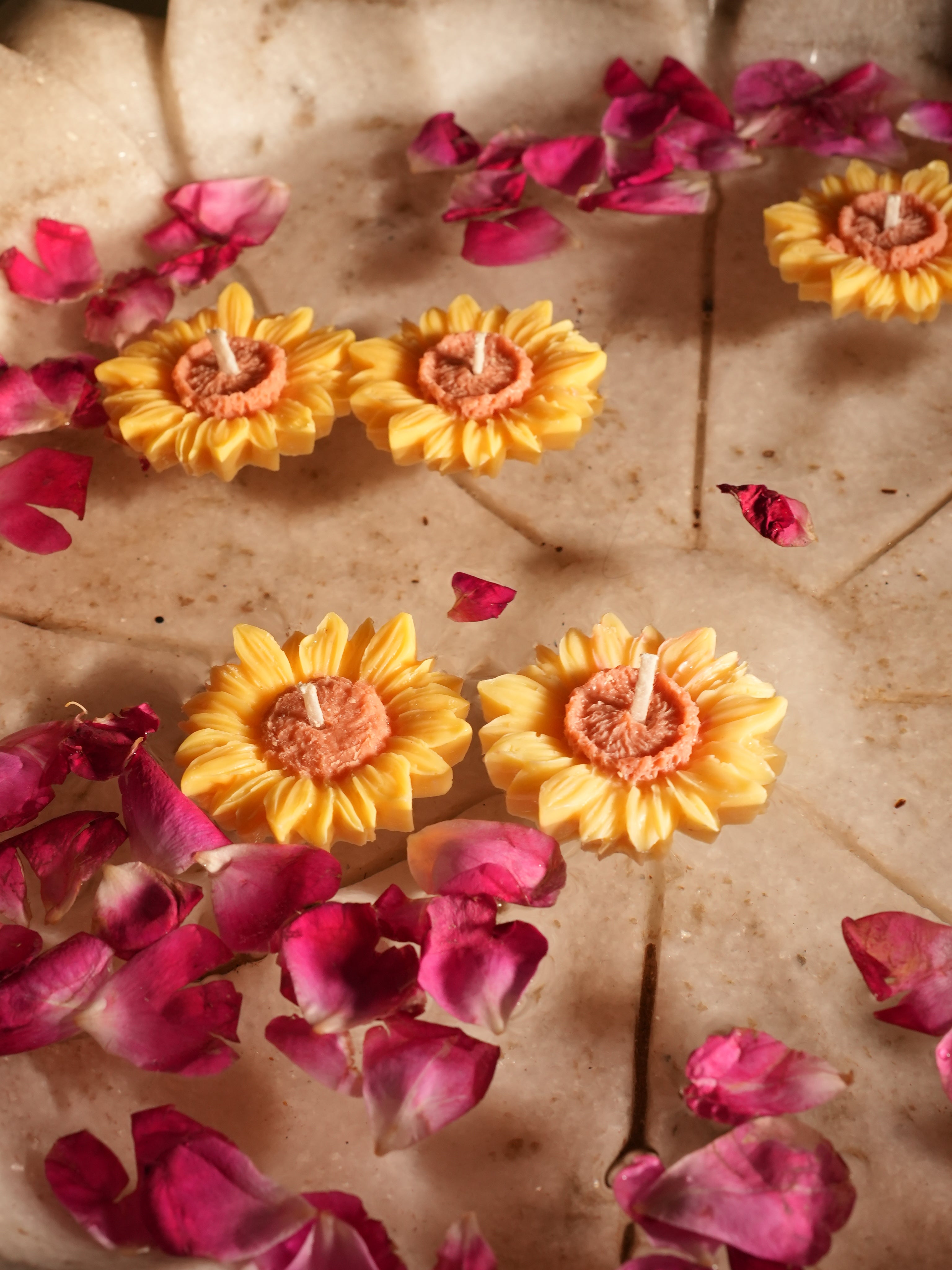 Sunflower Candle