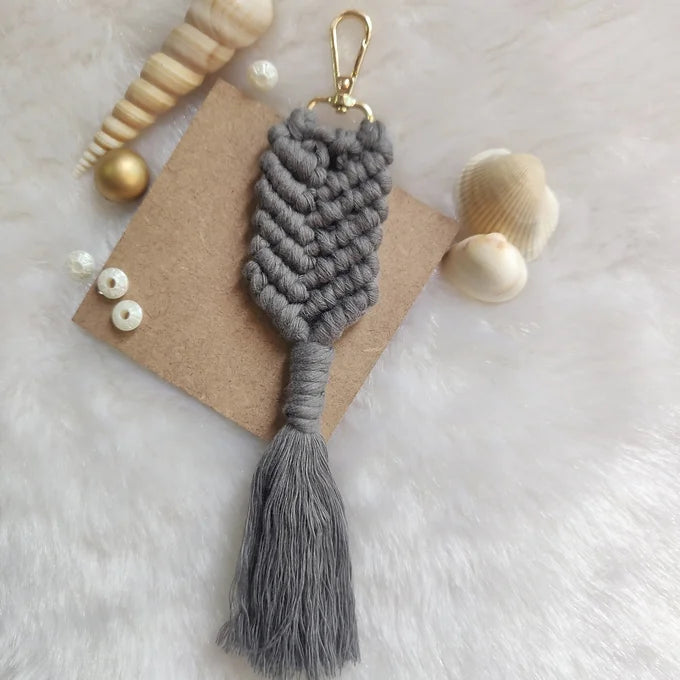 Macrame Keychain - Mermaid Design