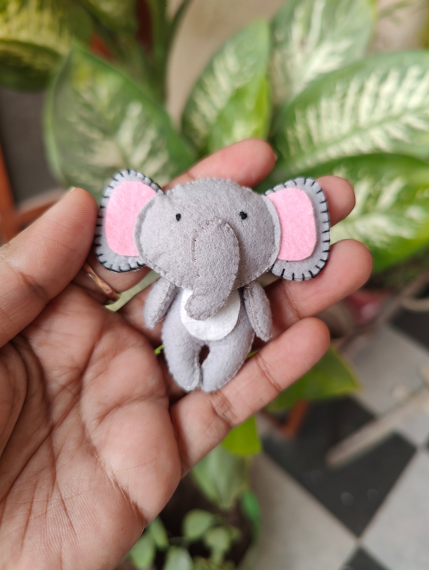 Felt - Elephant Body Rakhi for kids