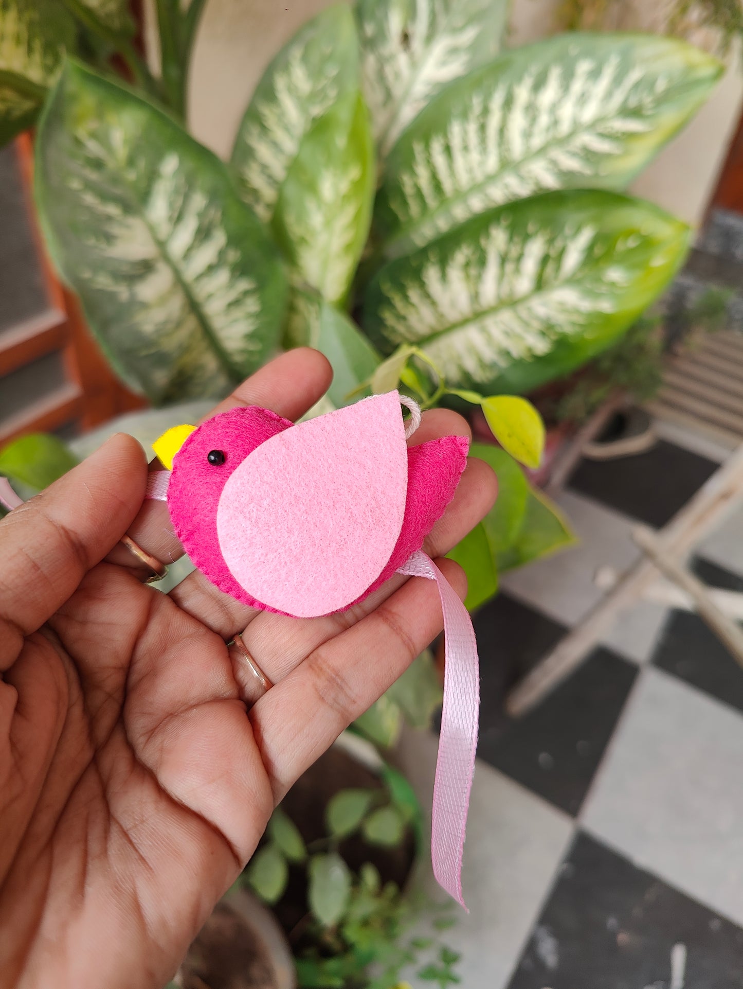 Felt - Bird Rakhi for kids
