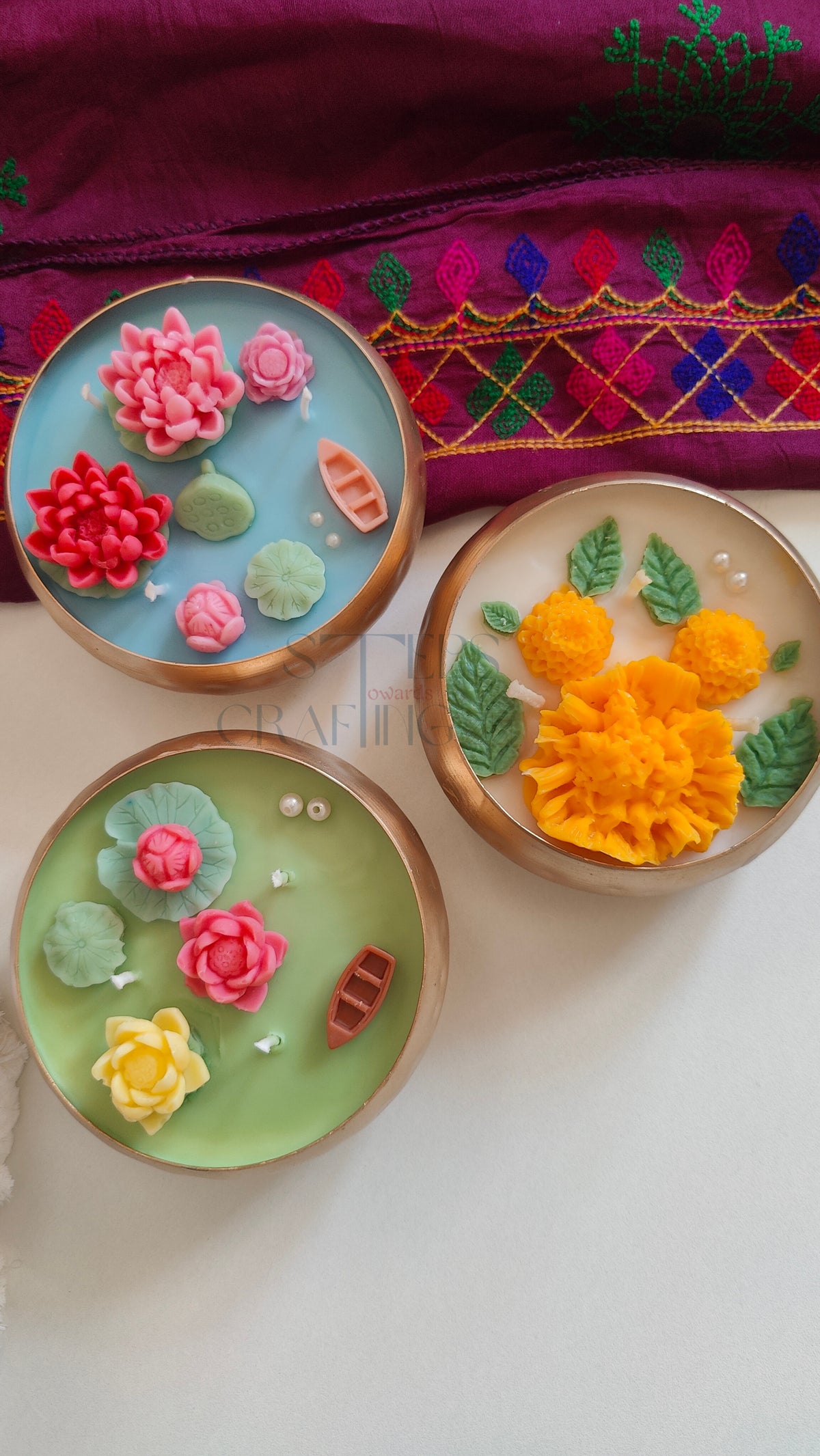 Shubha Urli Candle - Lotus Pond