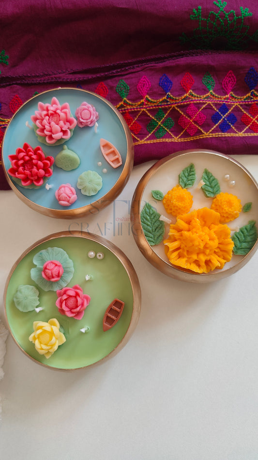 Shubha Urli Candle - Lotus Pond