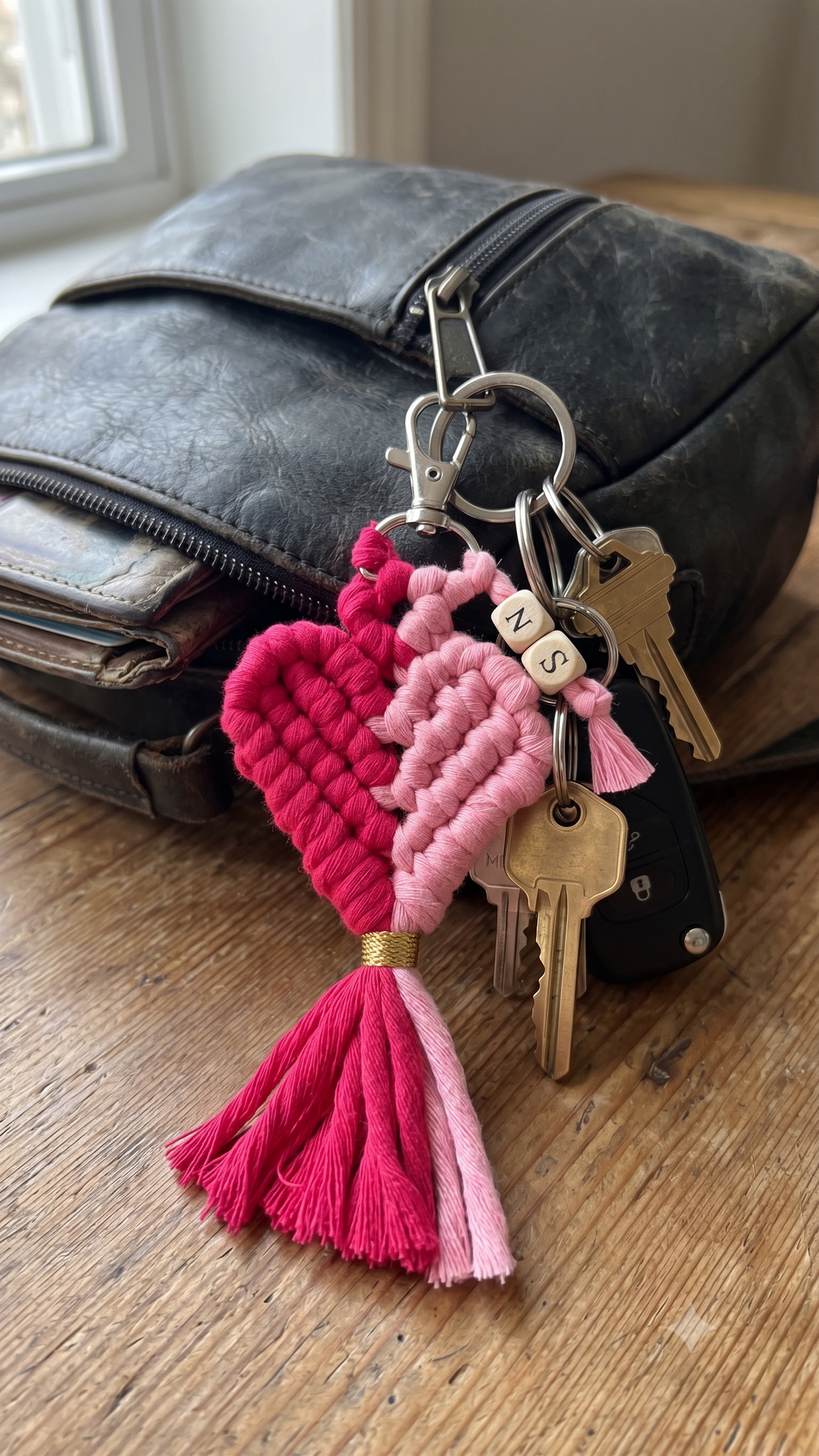 Macrame Bag Charms