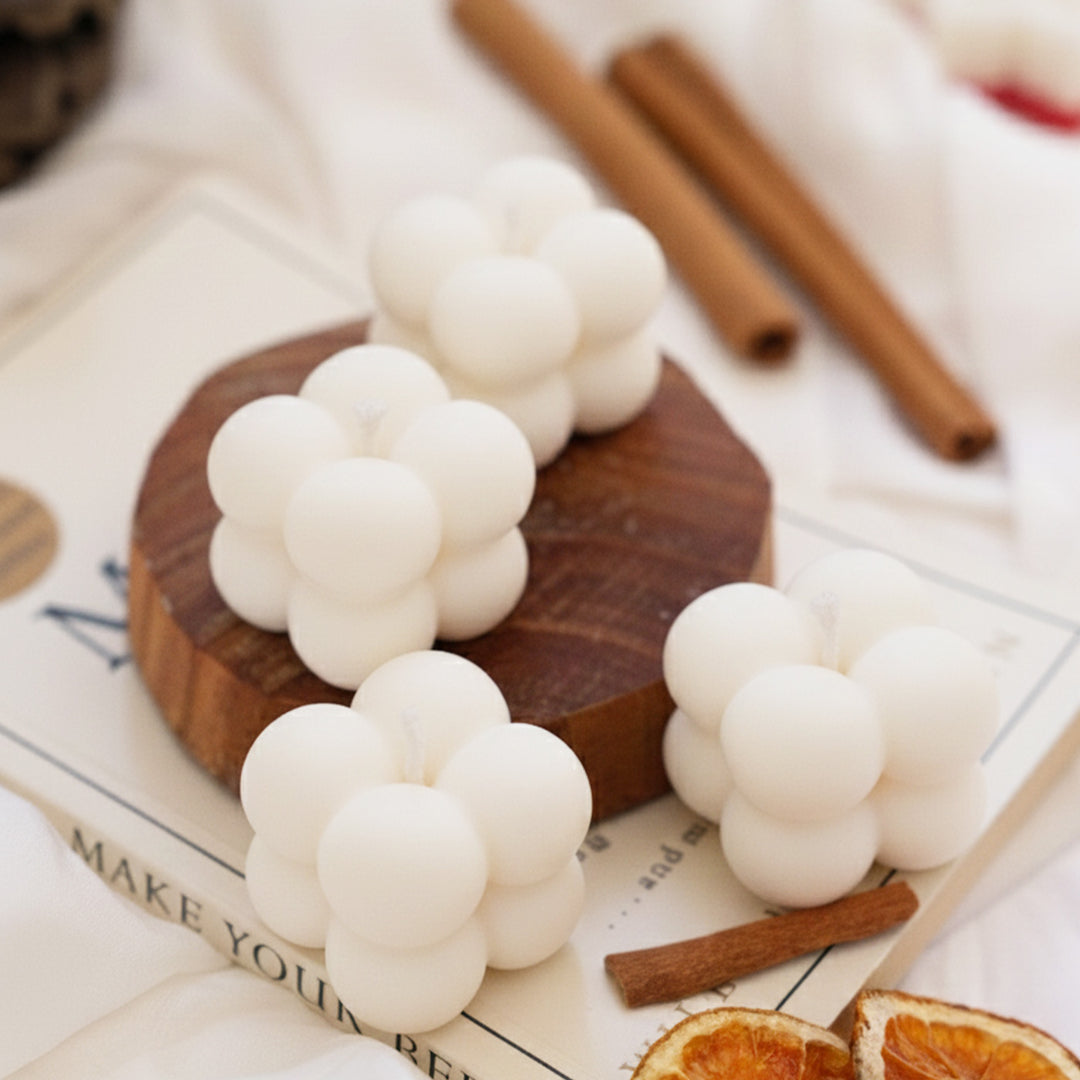 Bubble Cube Candle