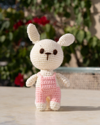 Pink Crochet Bunny