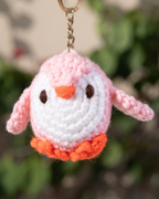 Crochet Penguin Keychain