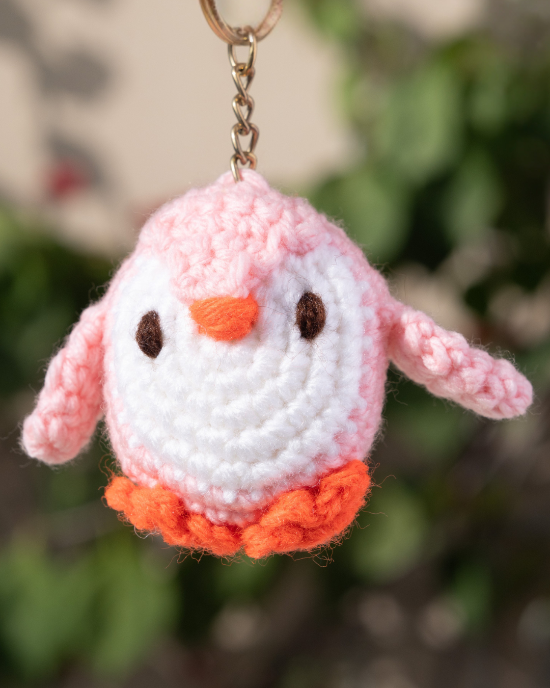Crochet Penguin Keychain