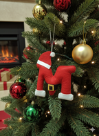 Felt Name Initial - Santa (Red) Theme