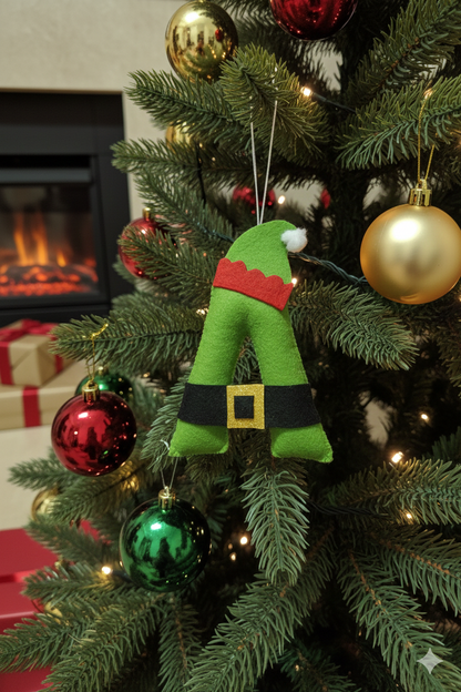 Felt Name Initial - Grinch (Green) Theme