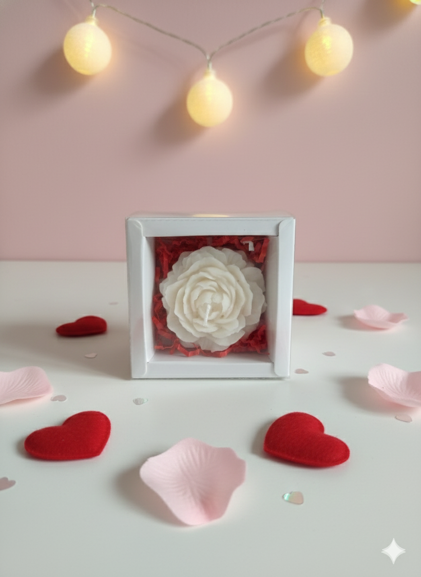 Valentine Collection - Peony Candle