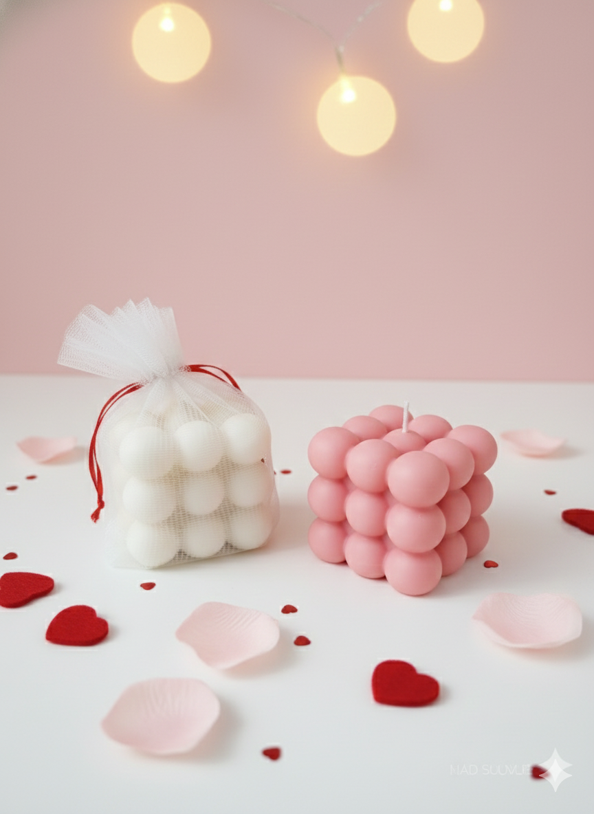 Valentine Collection - Big bubble candle