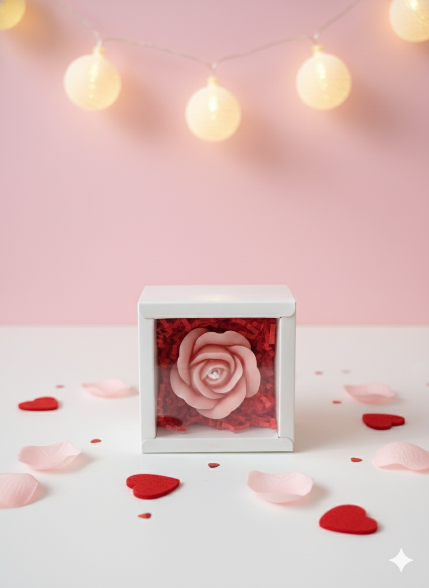 Valentine Collection - Rose Candle