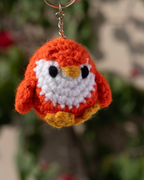 Crochet Penguin Keychain