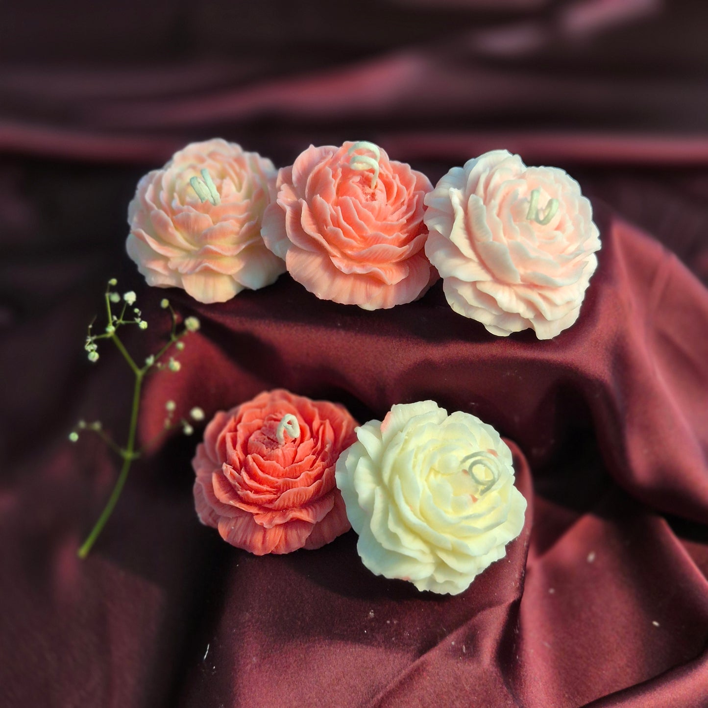 Peony Candle