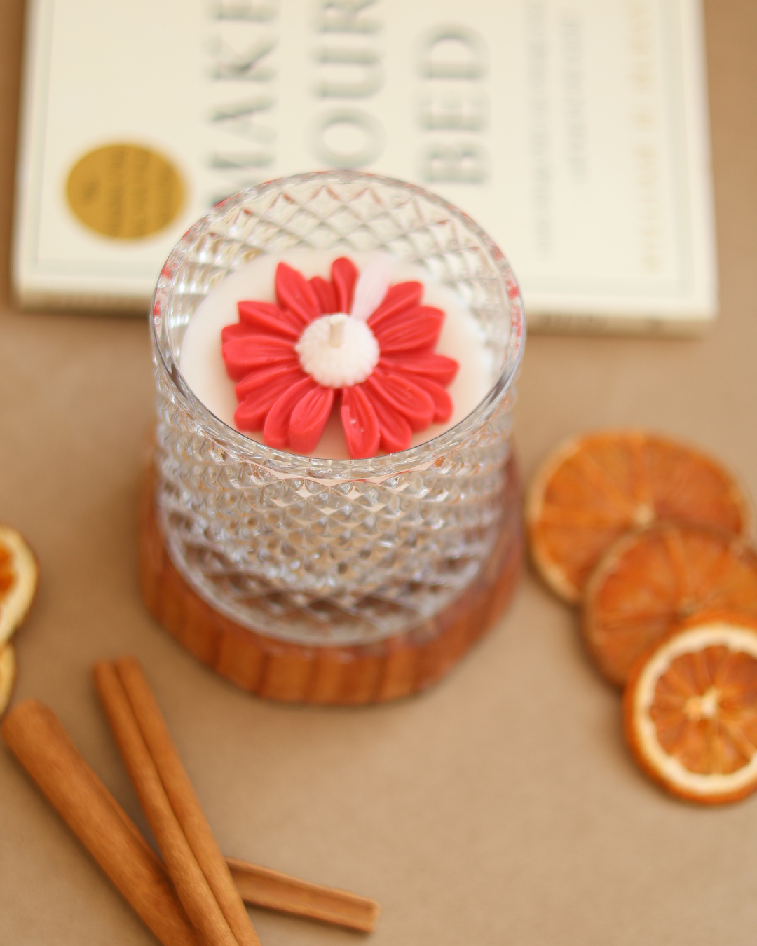 Floral Jar Candle