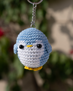 Crochet Little Penguin Keychain