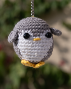 Crochet Little Penguin Keychain