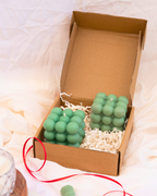 Large Bubble Cube Candle