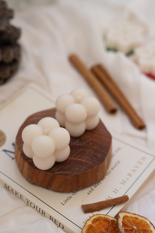 Bubble Cube Candle