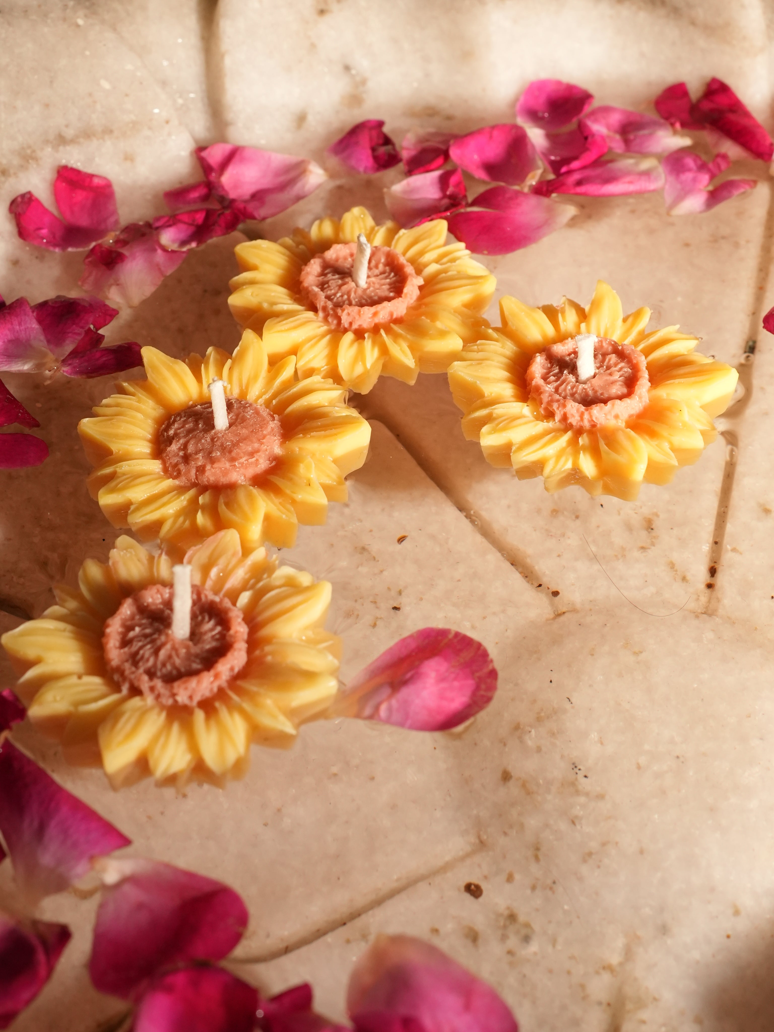Sunflower Candle