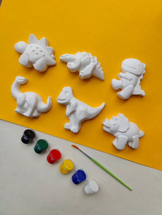 DIY Concrete - Dinosaur Coloring Kit