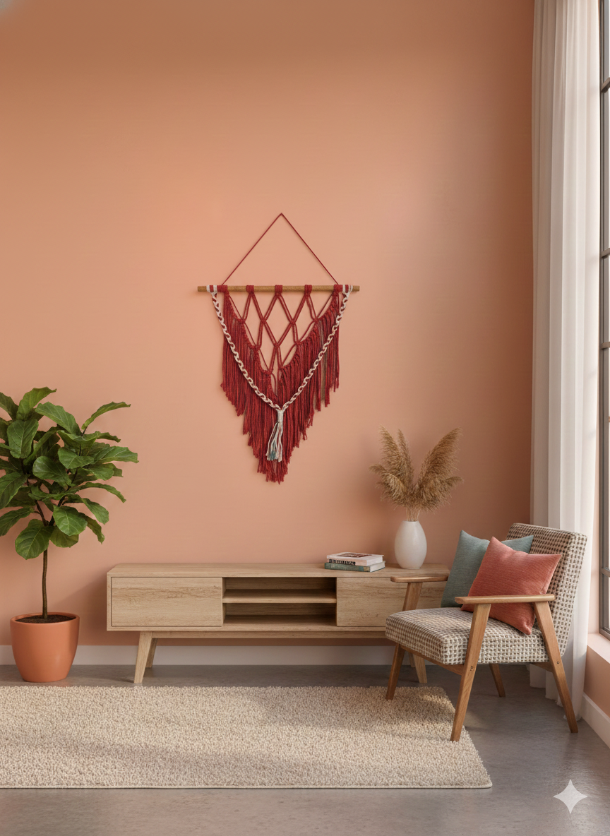 Macrame - Layered Wall Hanging Design 3