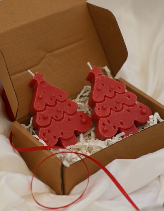 Classic Christmas Tree Candle