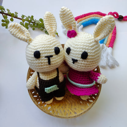 Crochet Bunny - Pair