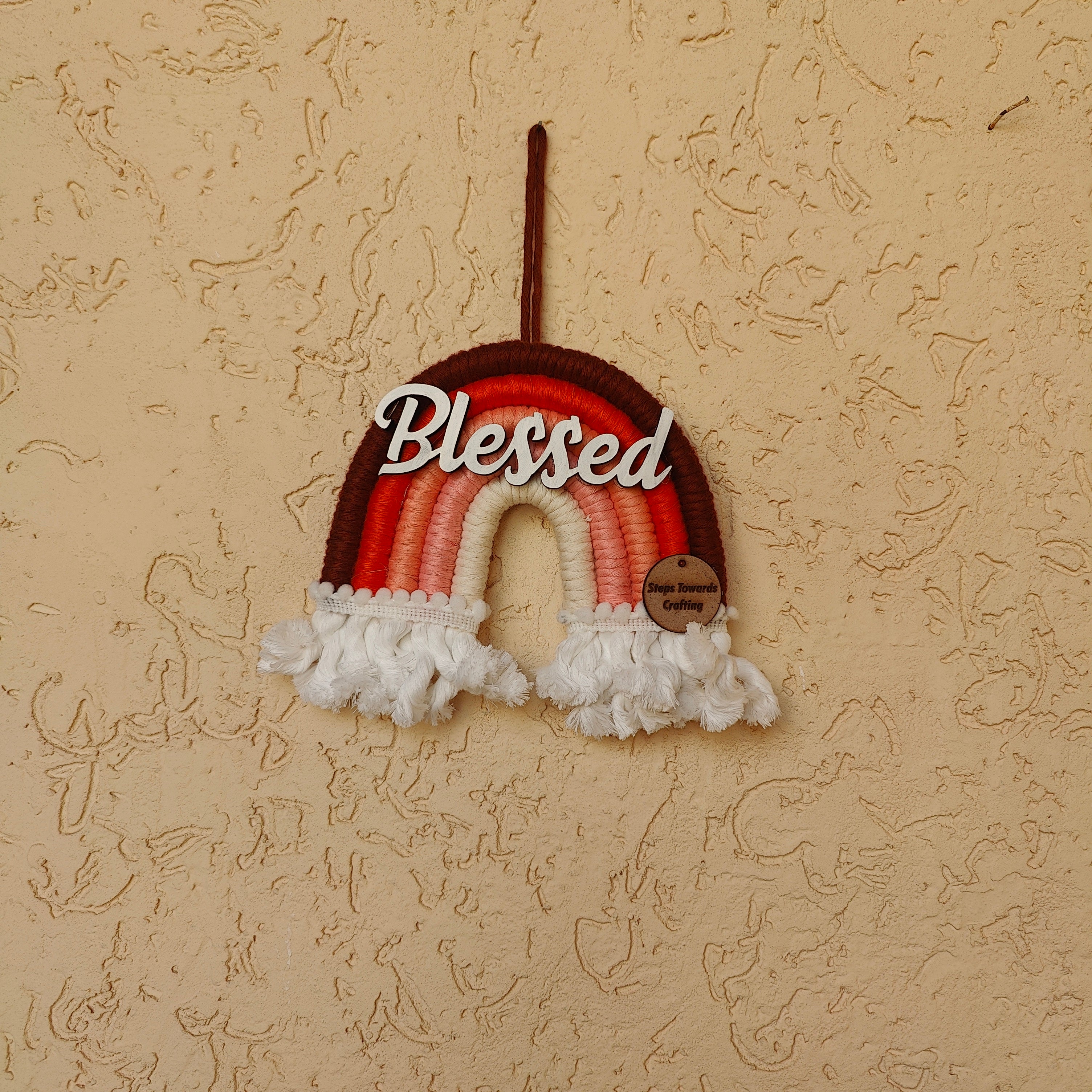 Macrame Nameboard - 5 Layer Mini Rainbow