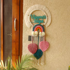 Macrame - Kids Name Plate Circle Shape