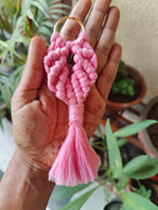 Macrame Keychain - Fishtail Design
