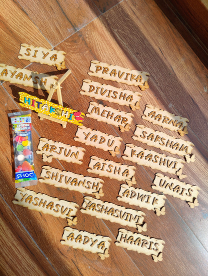 DIY Kit - MDF Nameplate