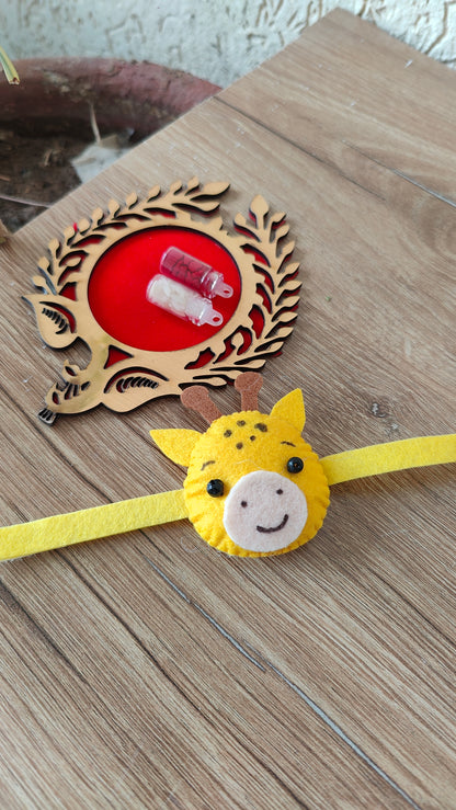 Animal Felt Rakhi for kids
