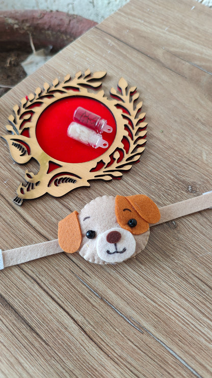 Animal Felt Rakhi for kids
