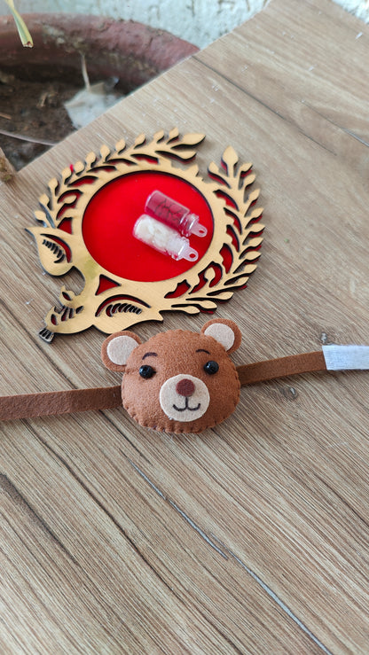 Animal Felt Rakhi for kids