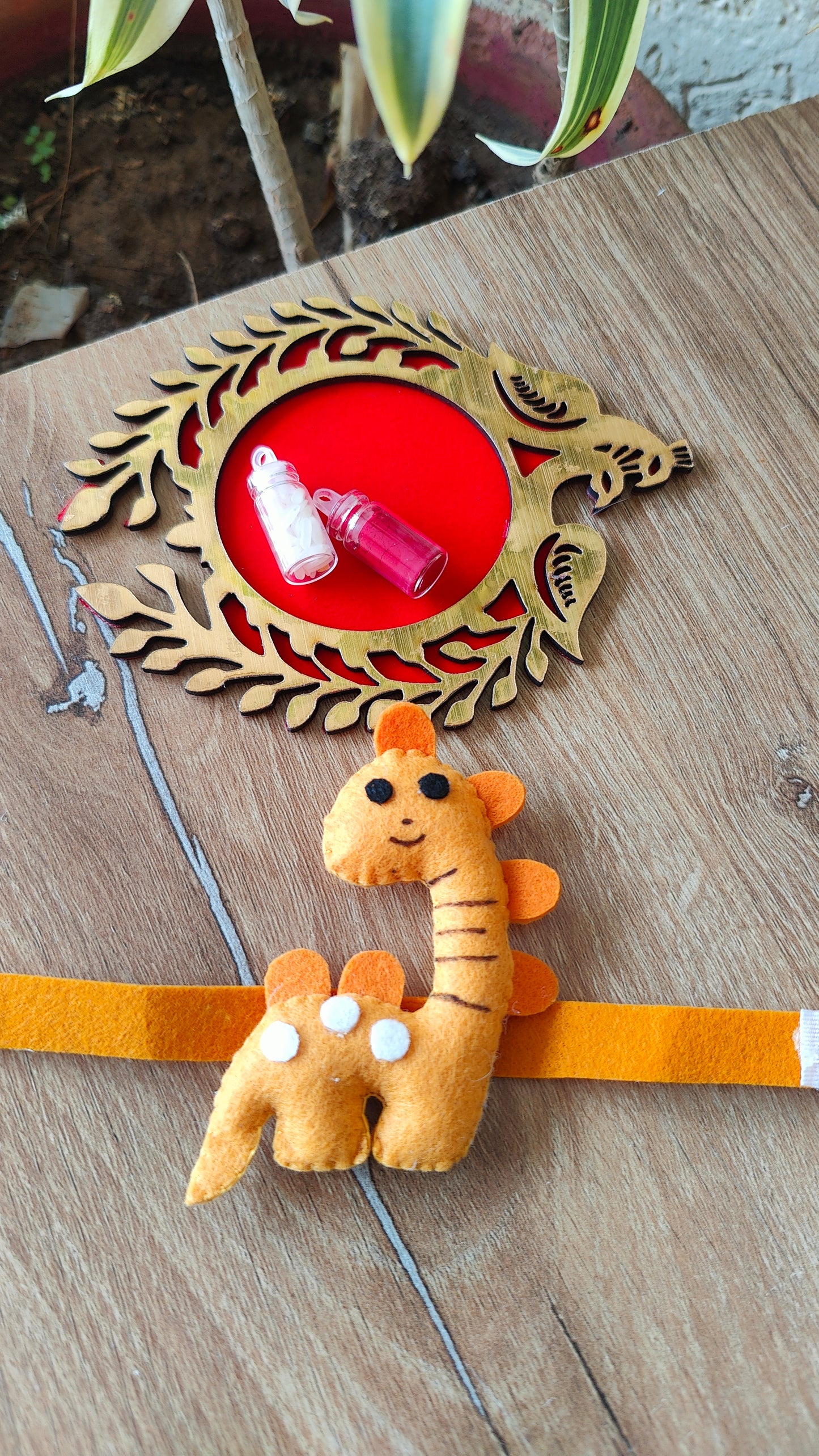 Animal Felt Rakhi for kids