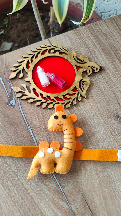 Animal Felt Rakhi for kids