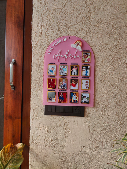 Memory Frame - Baby's 1st Year Journey