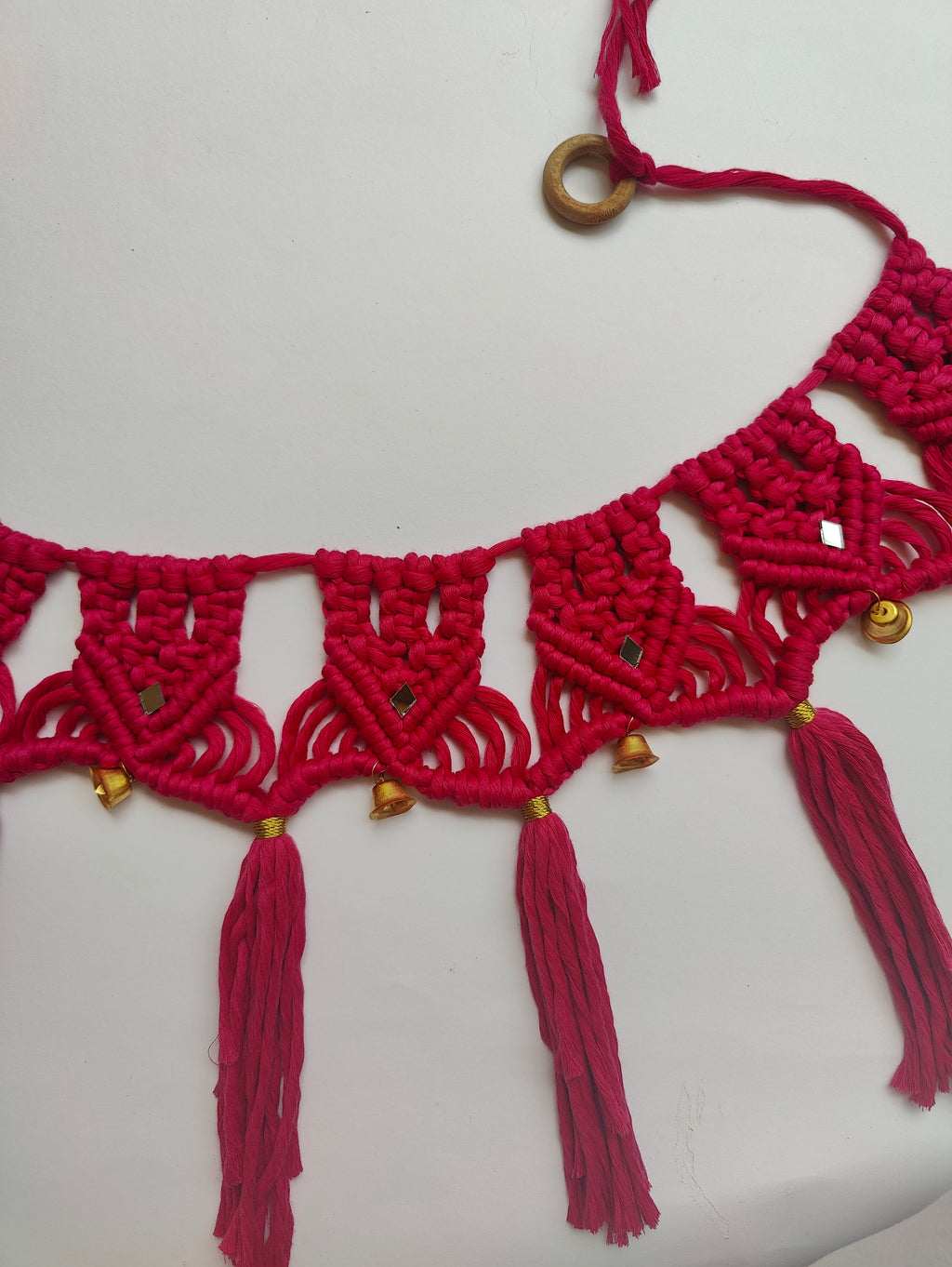 Red Macrame Bandhanwar