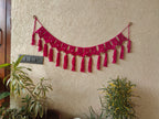 Pink Macrame Bandhanwar