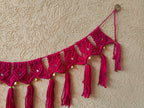 Pink Macrame Bandhanwar