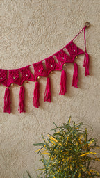Pink Macrame Bandhanwar