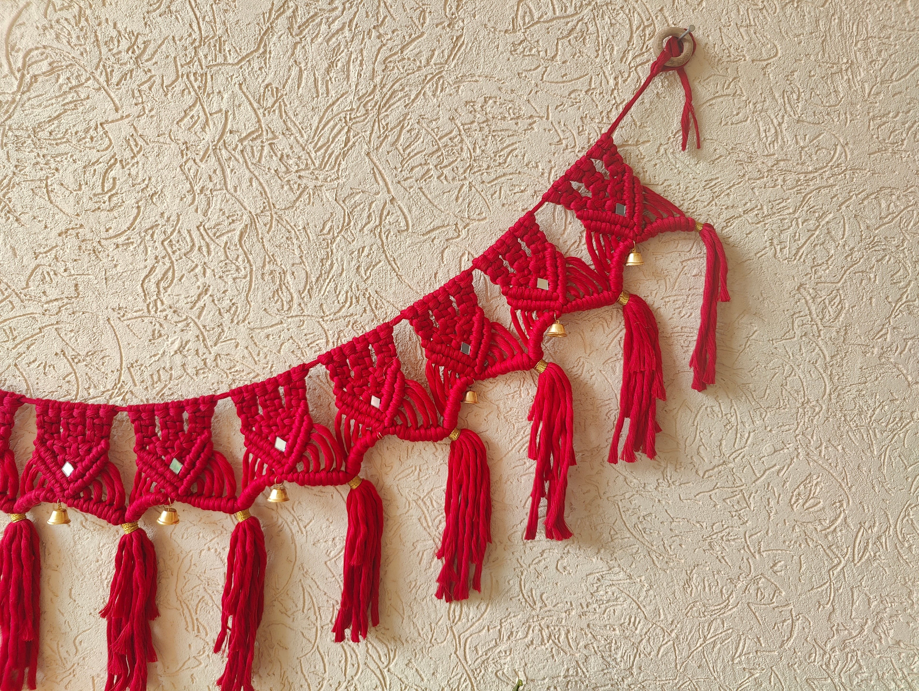 Red Macrame Bandhanwar