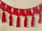 Red Macrame Bandhanwar