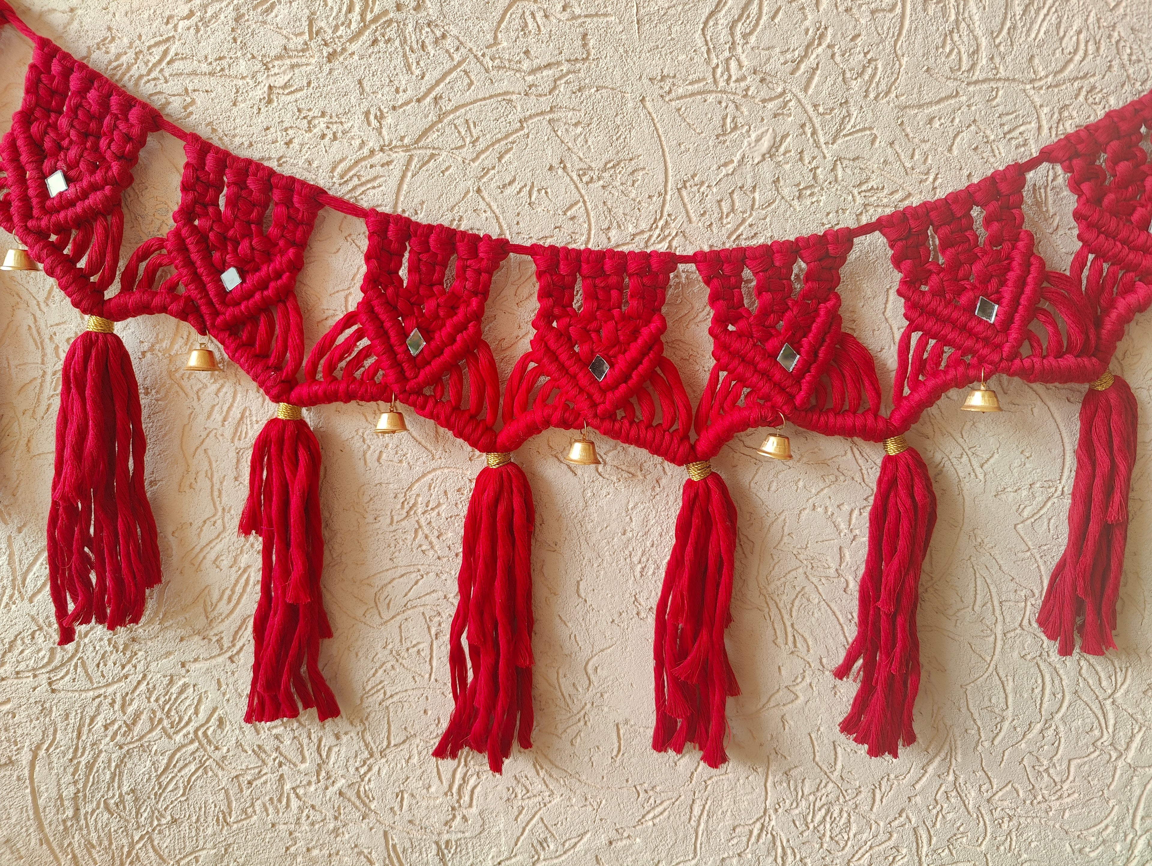 Red Macrame Bandhanwar