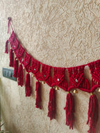 Red Macrame Bandhanwar