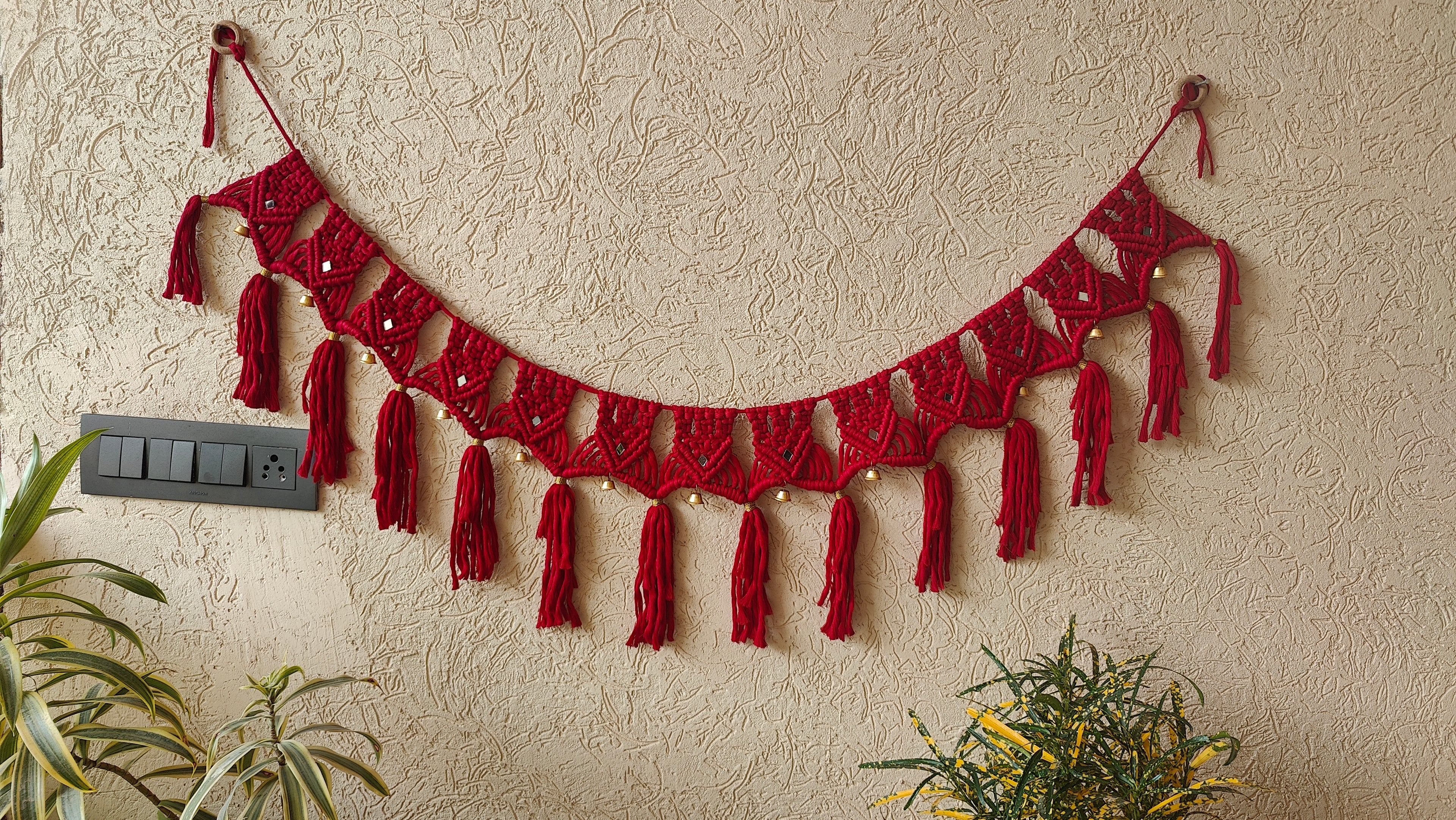 Red Macrame Bandhanwar