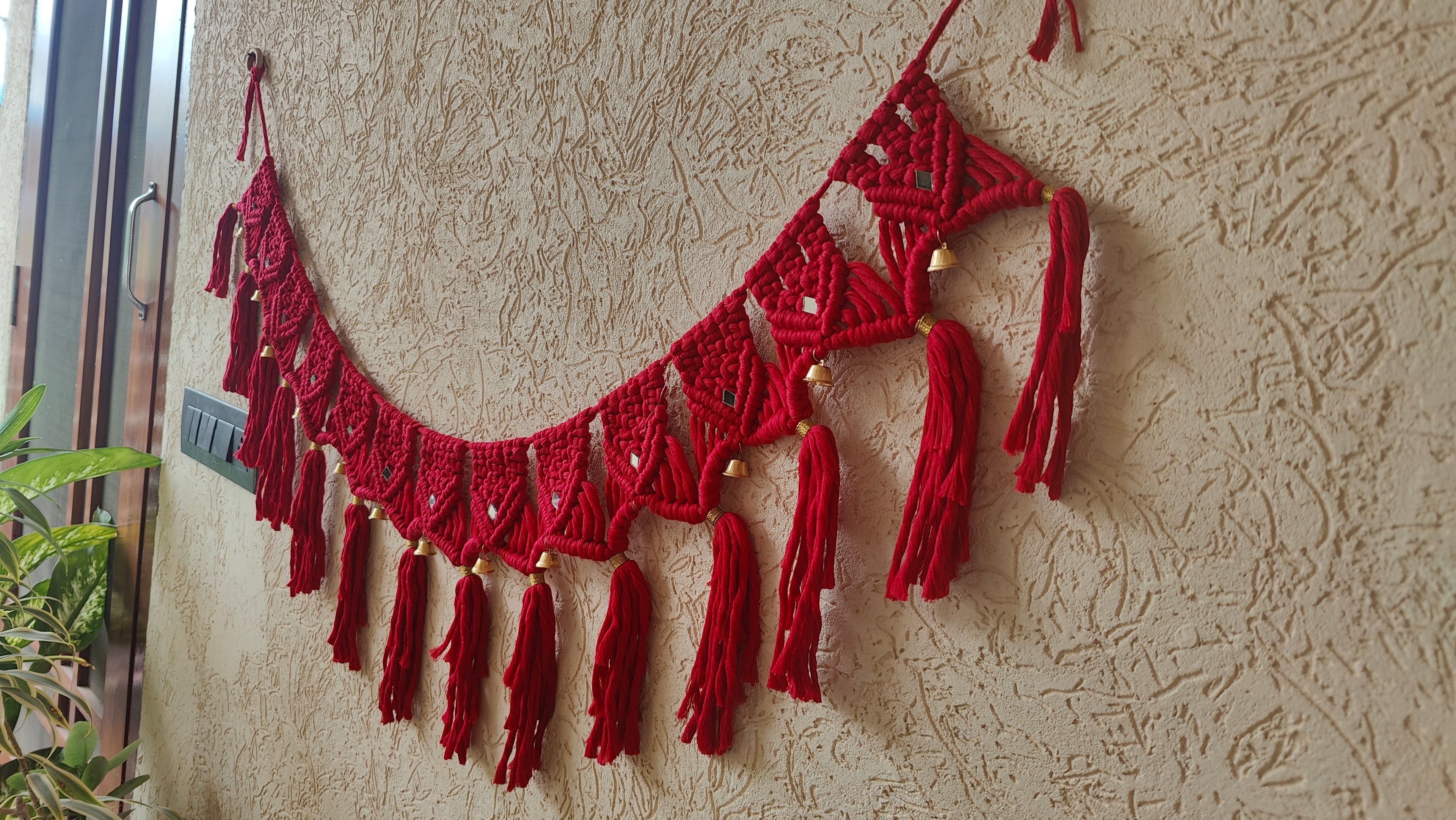 Red Macrame Bandhanwar