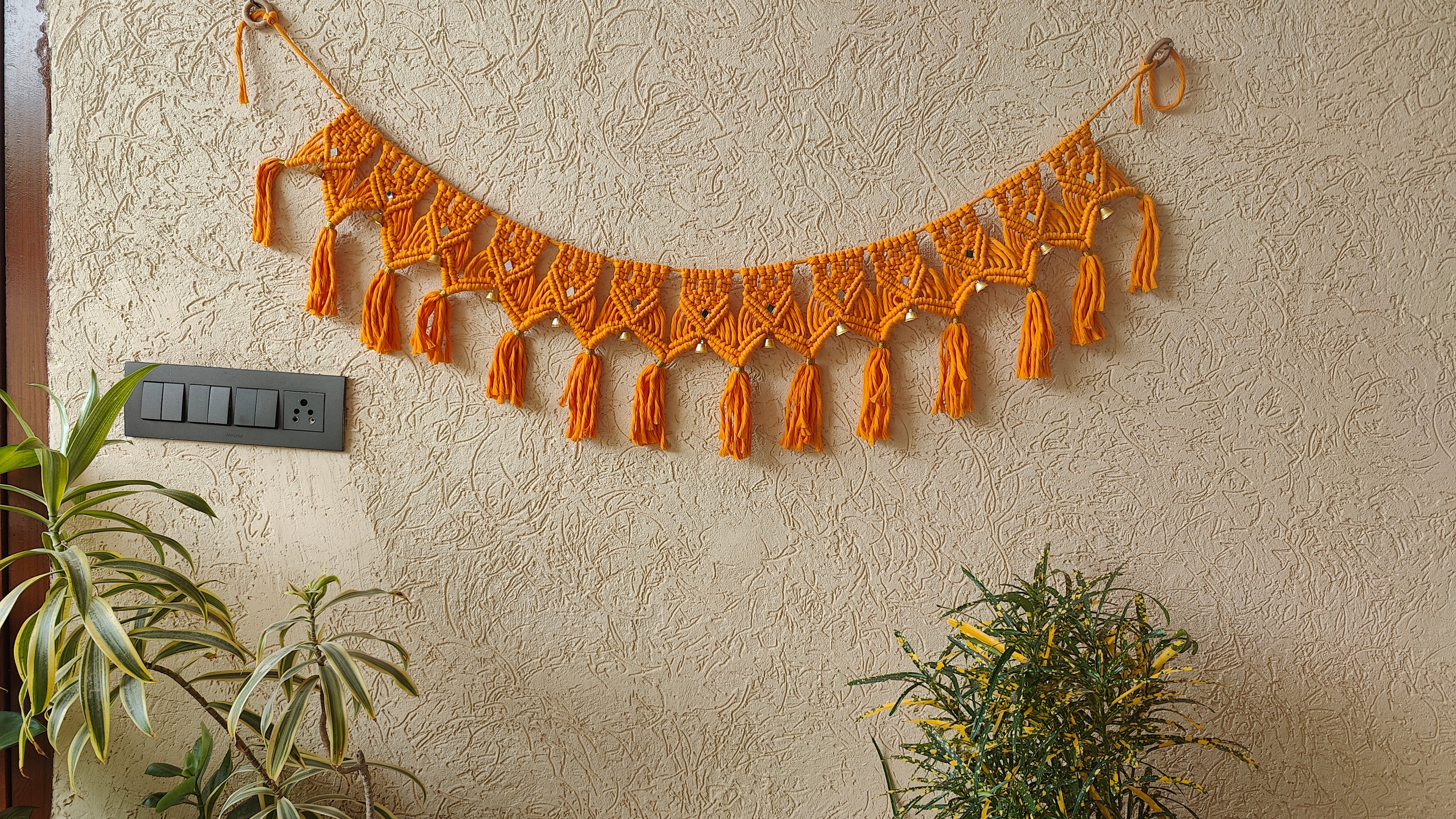 Yellow Macrame Bandhanwar