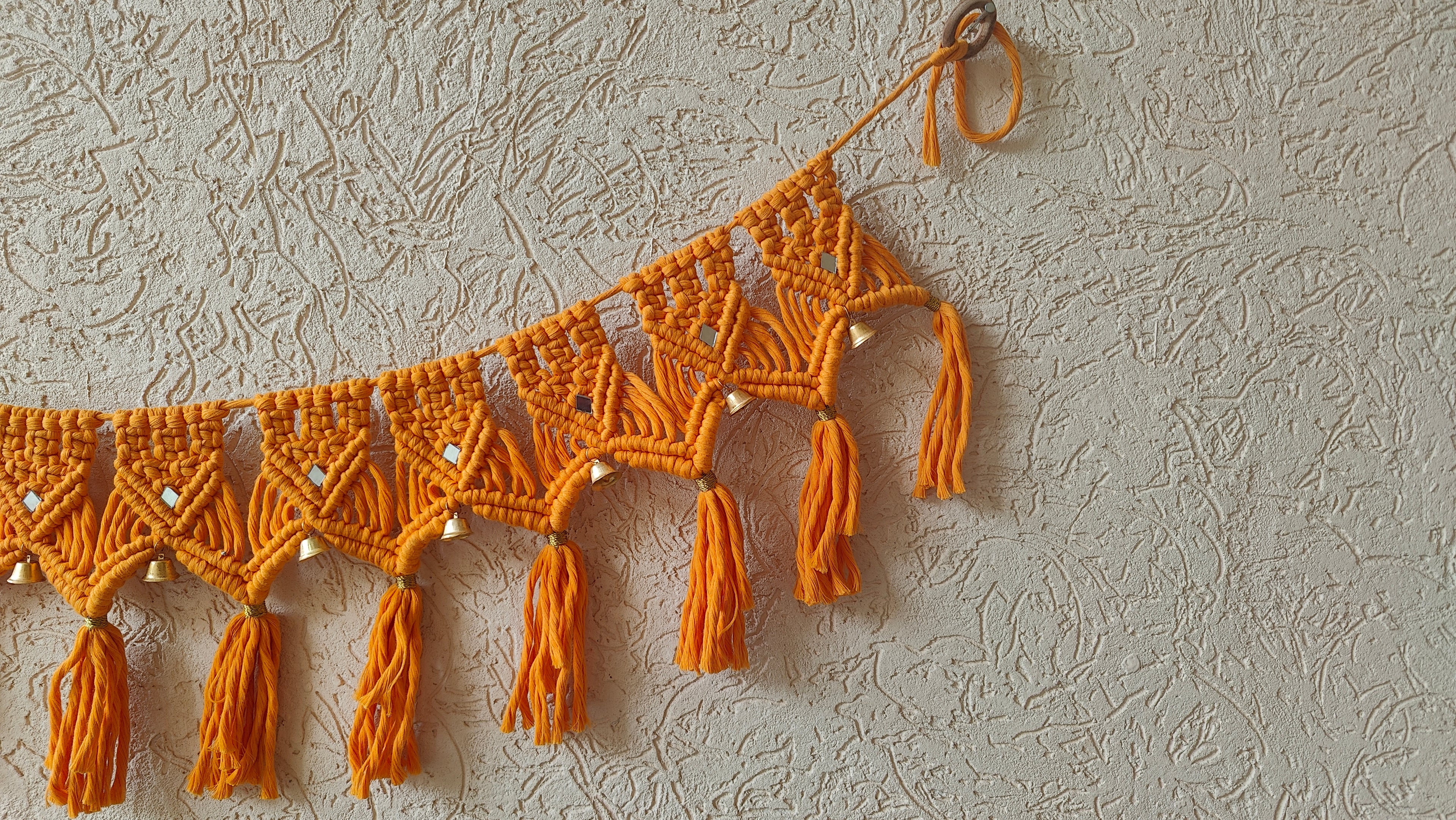 Yellow Macrame Bandhanwar